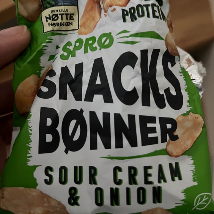 review photo of Den lille Nøtte fabrikken Snacks Bønner Sour Cream & Onion shared by @crynorway on 10 Oct 2022 - review