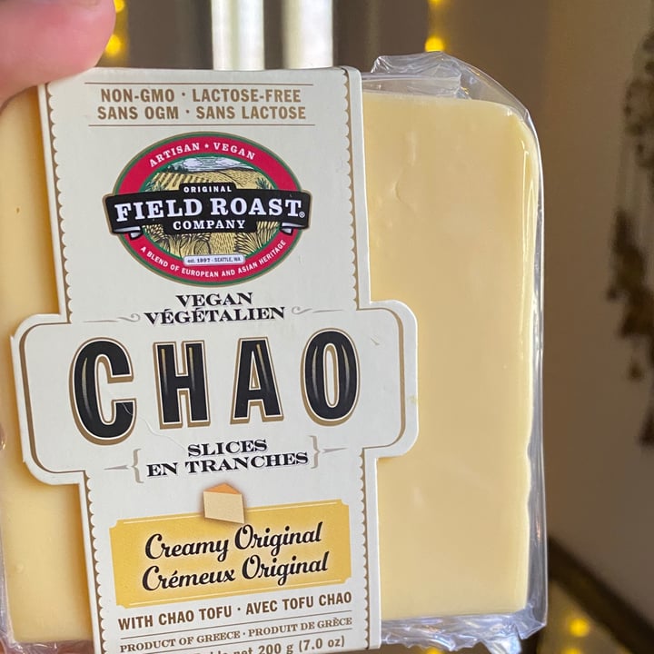 photo of Field Roast Creamy Original Chao Slices shared by @cristinatheactivist on  06 May 2021 - review