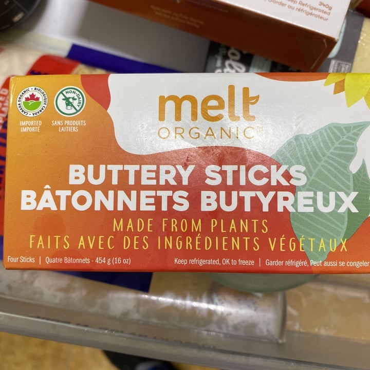 photo of Melt Organic Melt organic Salted Butter Sticks shared by @veganmika on  15 Aug 2021 - review