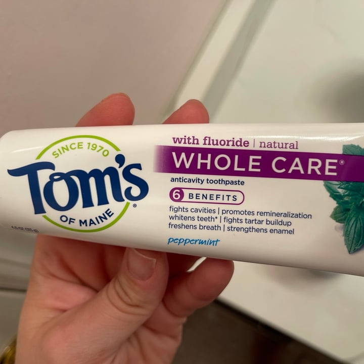 photo of Tom's of Maine Fluoride Free Toothpaste shared by @bluebubbles373 on  24 Jun 2021 - review