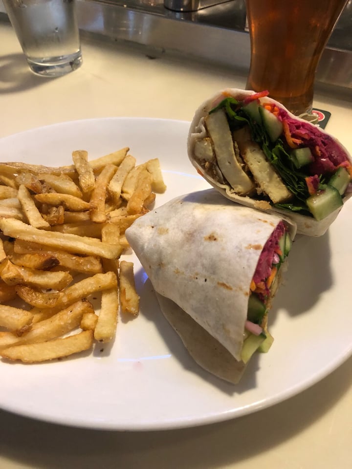 review photo of The Next Act Vegan Mediterranean Wrap shared by @matildayork on 05 Oct 2019 - review