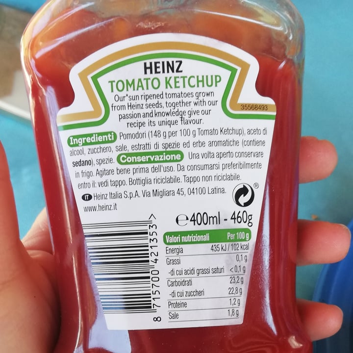 photo of Heinz Organic Tomato Ketchup shared by @antoniabardelli on  21 Apr 2022 - review
