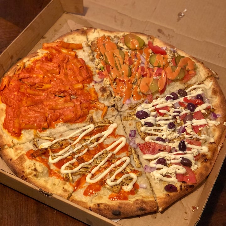 photo of Mora Pizza Vegan Slices shared by @hannahc94 on  27 Apr 2020 - review