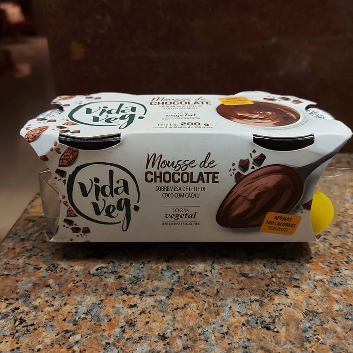 photo of Vida Veg Mousse de Chocolate shared by @brunacamposgon on  23 Dec 2022 - review