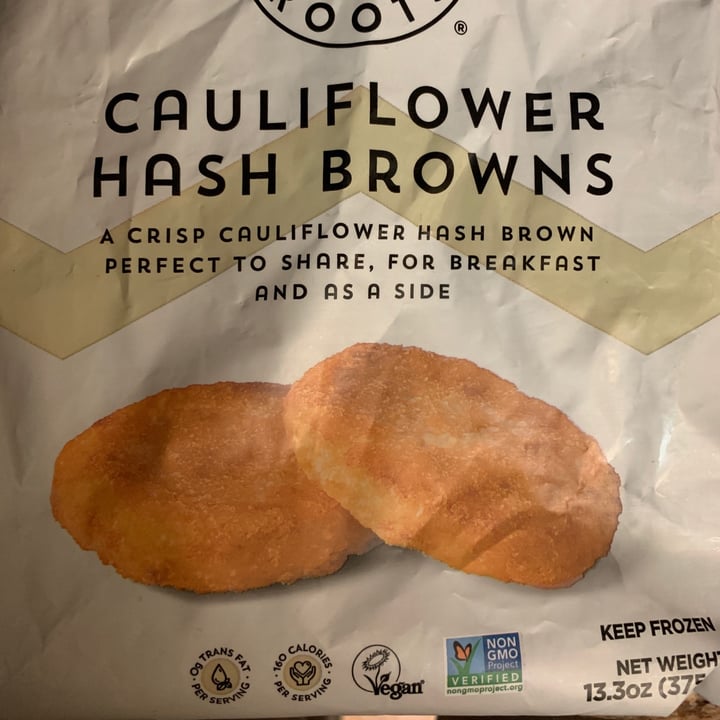 photo of Strong Roots Cauliflower Hash Browns shared by @jdwatts on  26 Jan 2021 - review