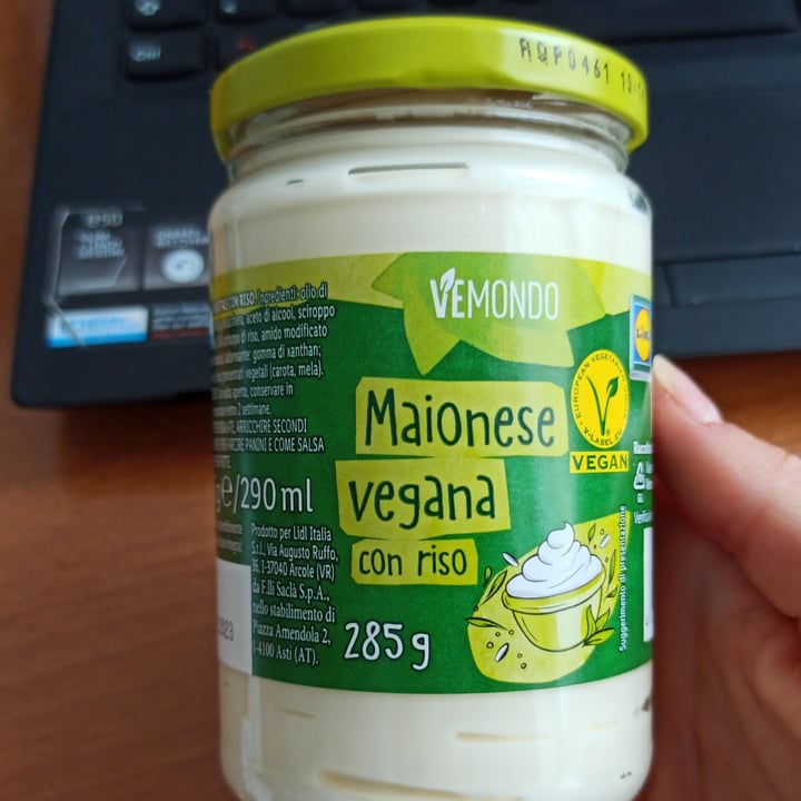 photo of Vemondo Maionese vegana con riso shared by @martmax on  22 May 2022 - review