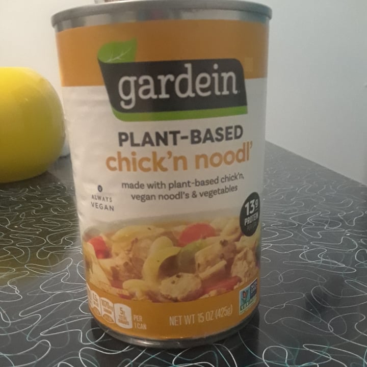 photo of Gardein Chick'n Noodle Soup shared by @ecopvnk2 on  30 Sep 2021 - review