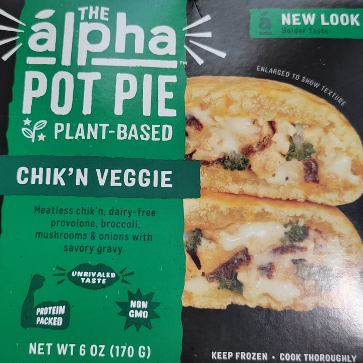 photo of Alpha Foods Handheld Pot Pie Chick’n Veggie shared by @1mostlyvegan on  08 Oct 2021 - review