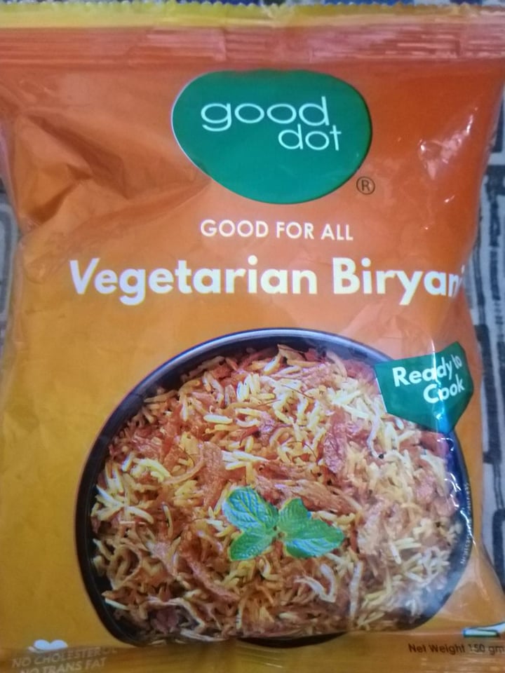 photo of good dot Vegetarian Biryani shared by @moshmitra on  03 Feb 2020 - review