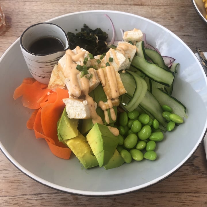 photo of NOURISH CAFE Tofu poke bowl shared by @paolaskaff on  15 May 2021 - review