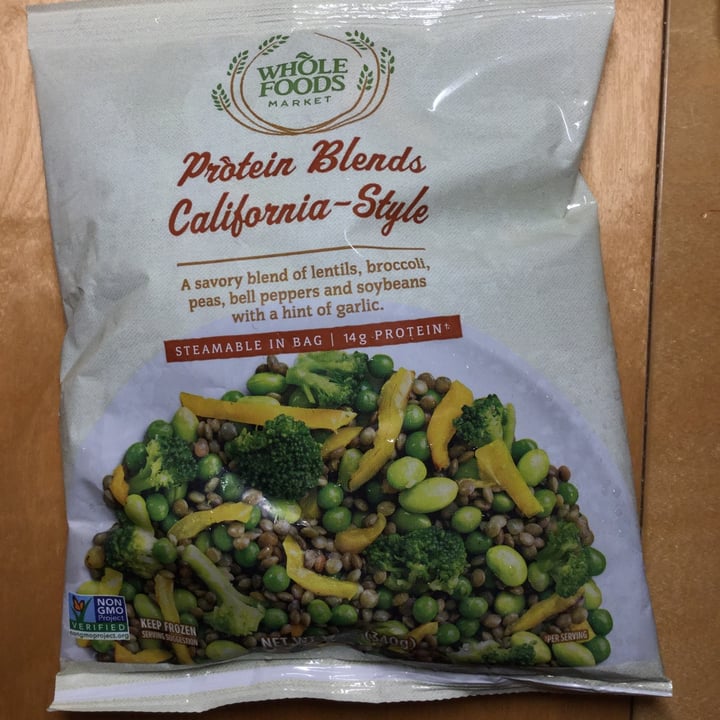 photo of Whole Foods Market Protein blends California style shared by @janetisvegan on  13 Sep 2021 - review