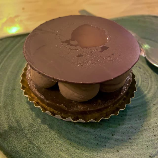 菜肴“Pastel de Gianduja”的照片