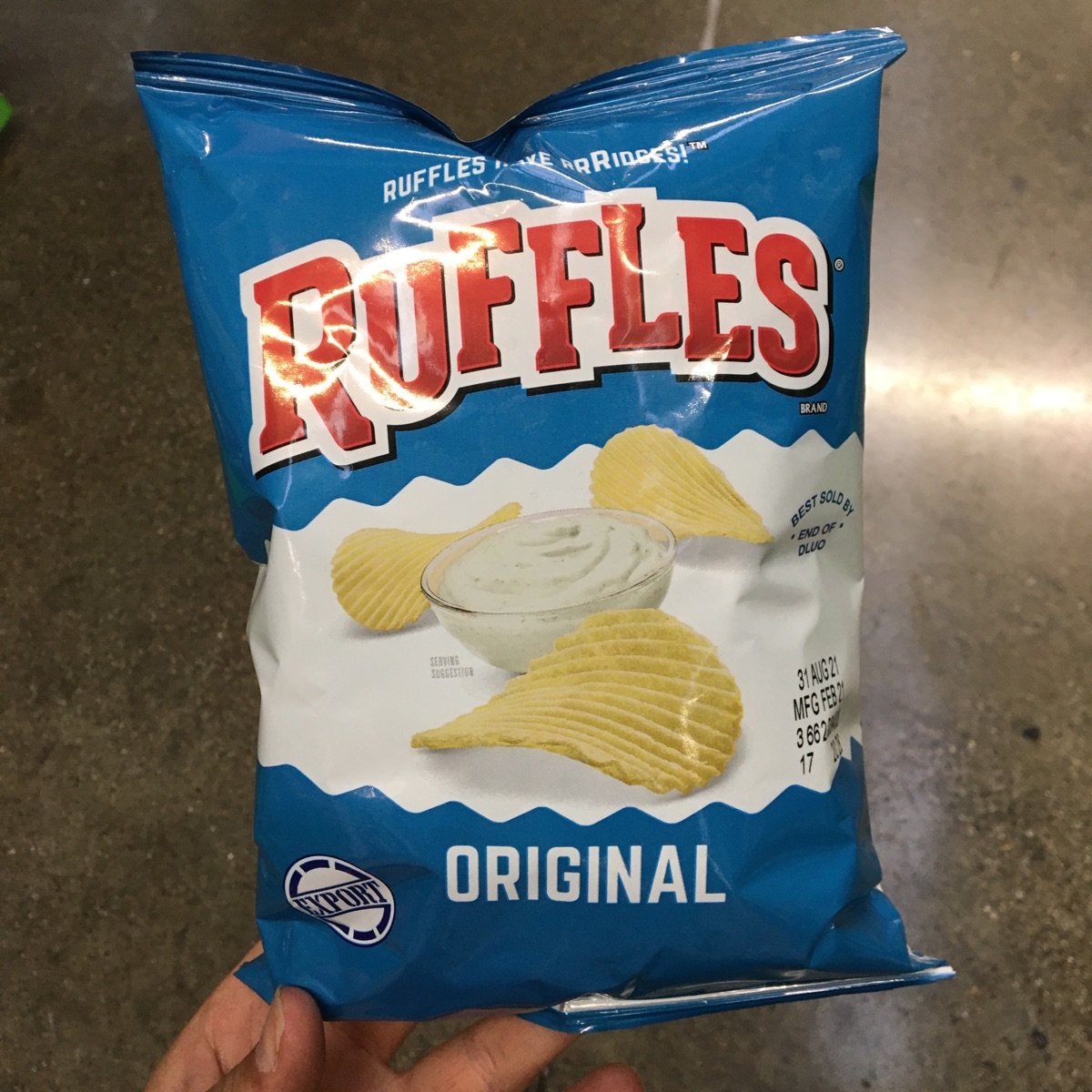 NBA Ruffles Original Chips Reviews abillion