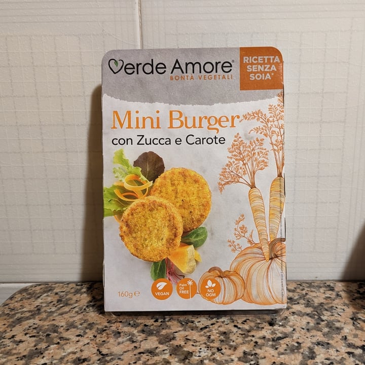 photo of Verde Amore Mini Burger con Zucca e Carote shared by @serenasofia on  16 Nov 2022 - review