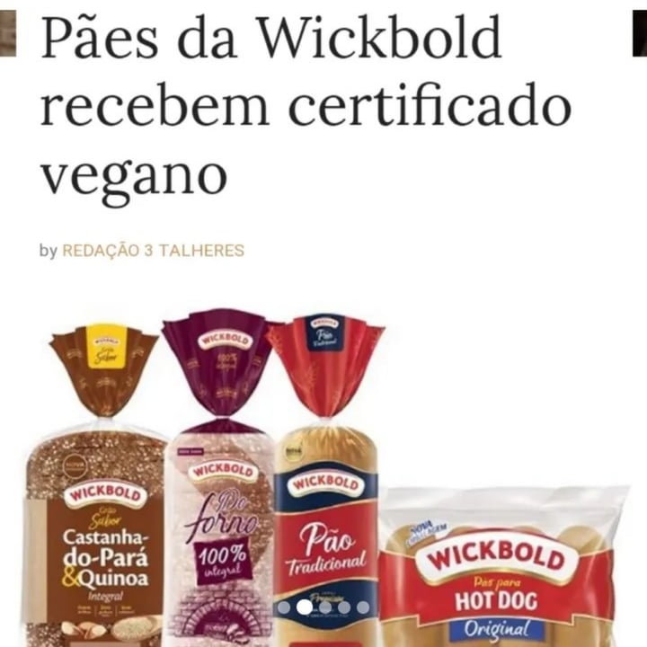 photo of Wickbold pão de castanha do para w quinoa shared by @andreaferraz on  24 May 2022 - review