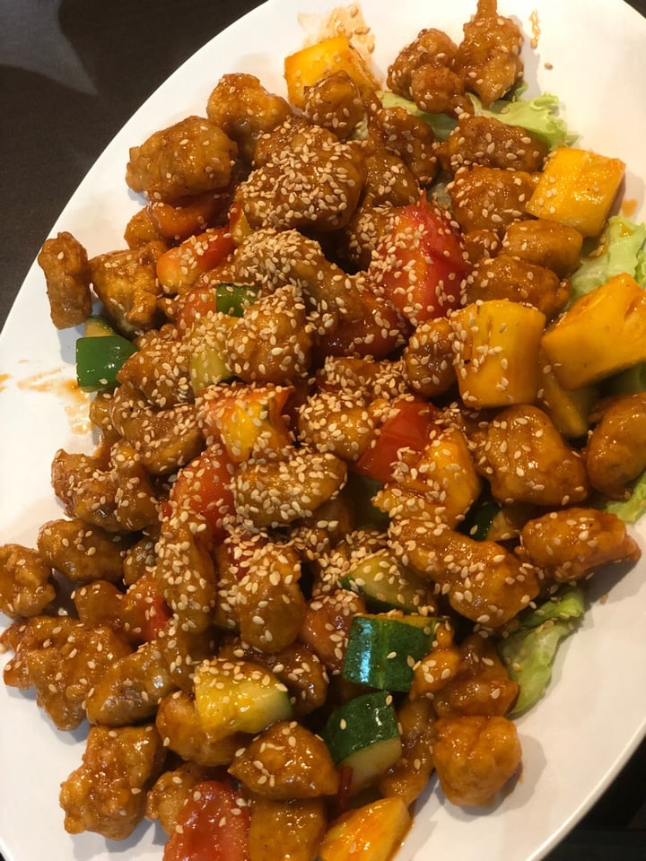 photo of Divine Realm Vegetarian Restaurant Sweet sour pork shared by @chrishineerita on  15 Jul 2019 - review