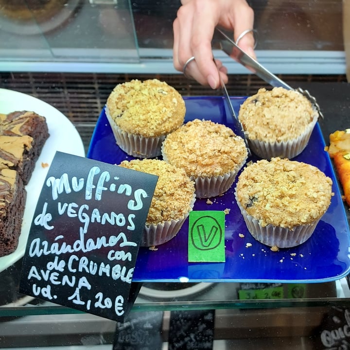 photo of Patipatú muffins veganos con Arandanos con Cruble de Avena shared by @sabrinamurua on  19 May 2022 - review