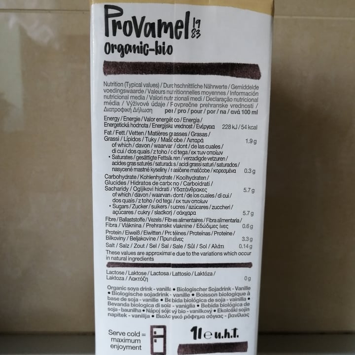 review photo of Provamel Bevanda di Soia e Vaniglia shared by @owly on 06 Apr 2022 - review