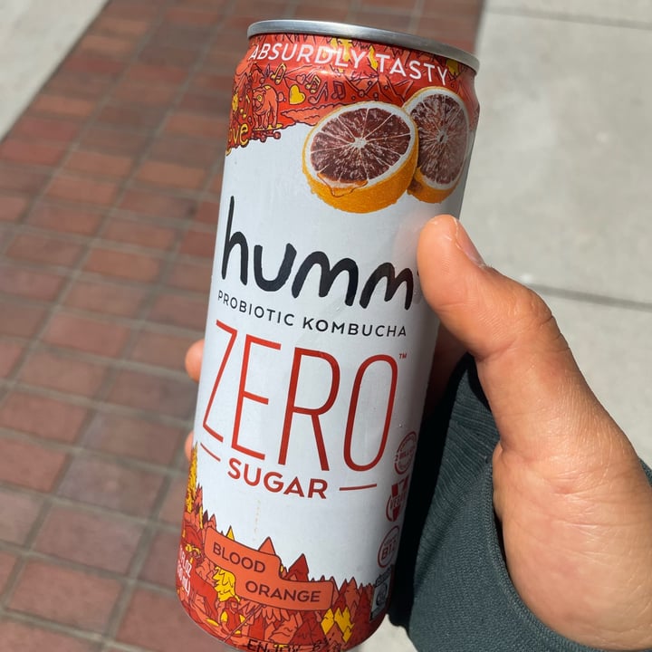 photo of Humm Kombucha Zero Blood Orange shared by @sarahrchow on  27 Apr 2022 - review