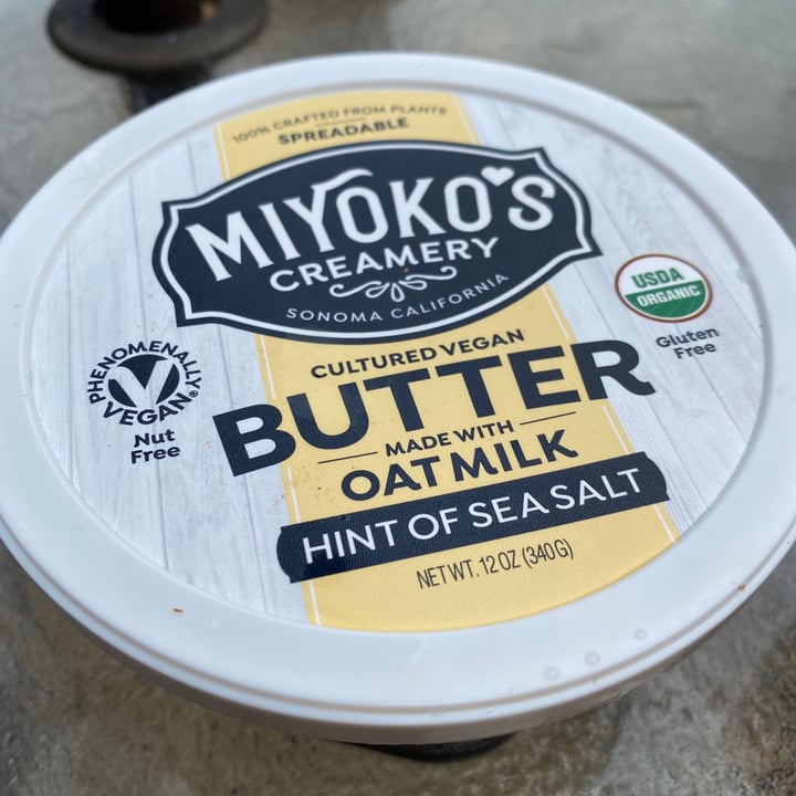 photo of Miyoko's Creamery Cultured Vegan Butter Made With Oat Milk Hint of Sea Salt shared by @hax on  28 Jun 2020 - review