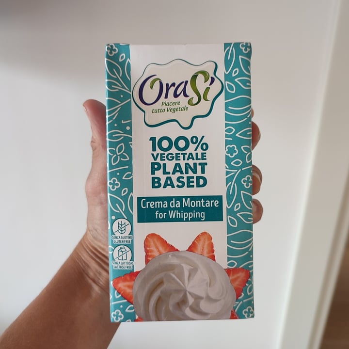 photo of OraSí 100% Plant based crema da montare shared by @monica86 on  22 Aug 2022 - review