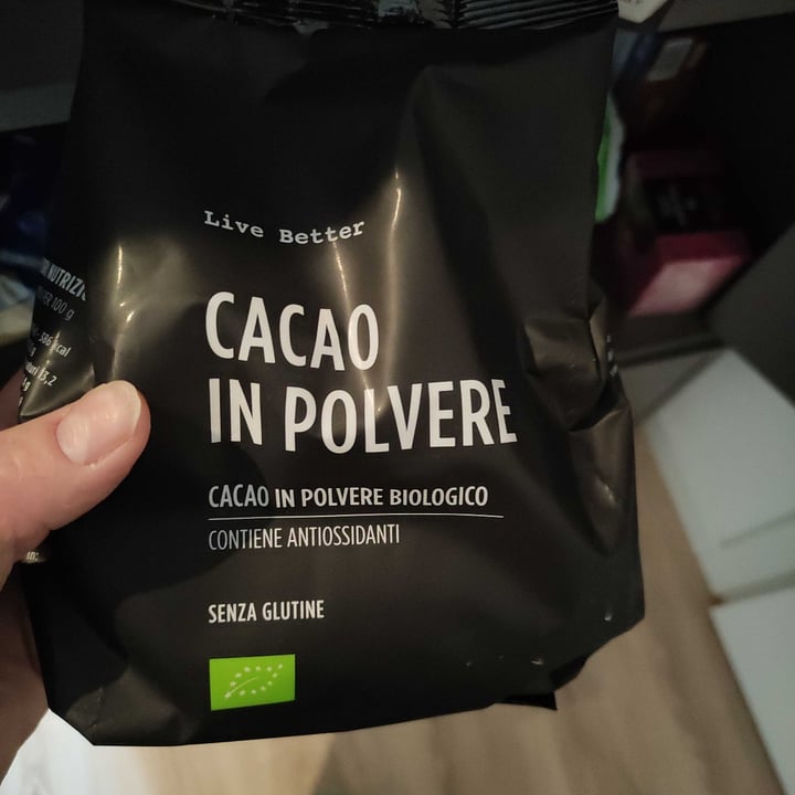 photo of Live Better Cacao in polvere shared by @vespasv1 on  10 Mar 2022 - review