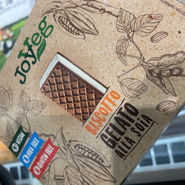 review photo of JoyVeg Biscotto gelato alla soia shared by @worldveganworldpeace on 02 Dec 2021 - review