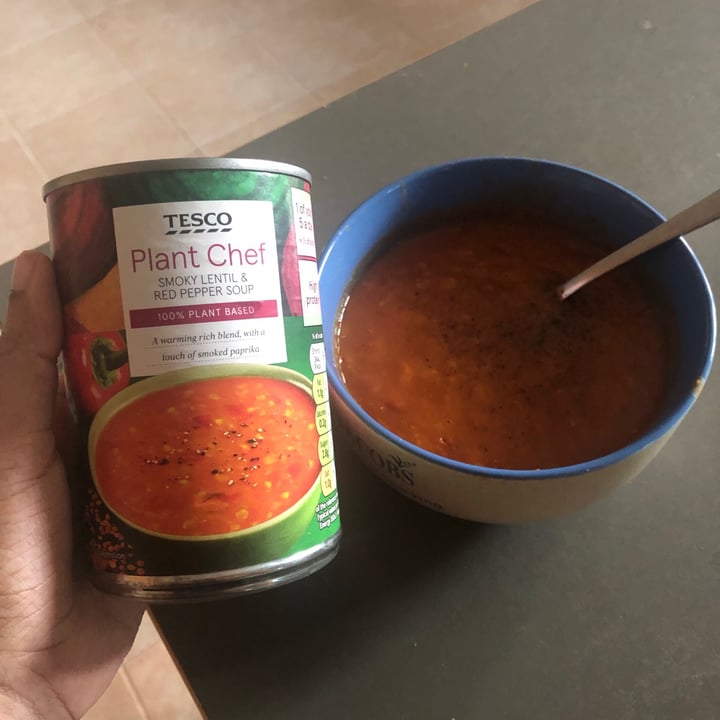 review photo of Tesco Plant Chef Smoky Lentil & Red Pepper Soup shared by @rachelxx on 30 Jun 2021 - review