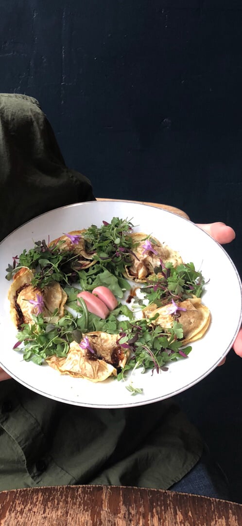 photo of fig + farro Chanterelle Ravioli shared by @thegingermeier on  26 Sep 2018 - review