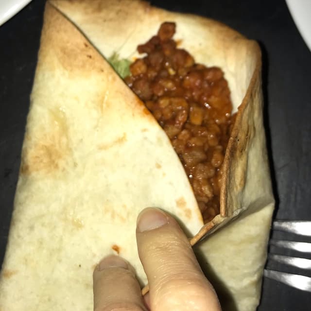 菜肴“Burrito vegano”的照片