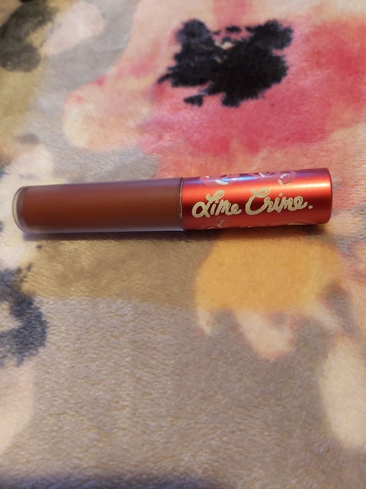 photo of Lime Crime Limecrime Matte Lipstick Shade Pumpkin shared by @rattus on  24 Jan 2020 - review
