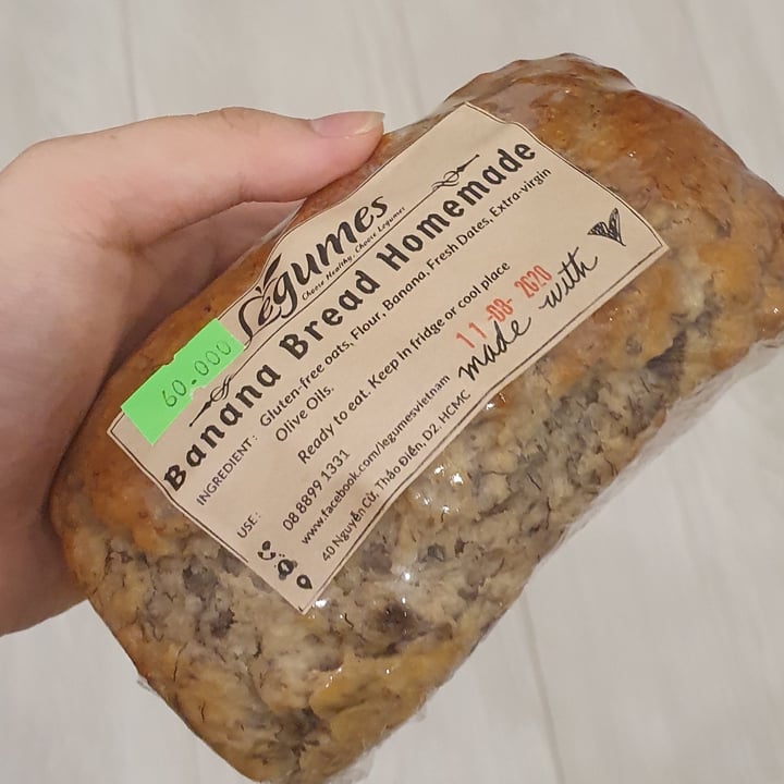 review photo of Legumes Banana Bread Homemade shared by @snoopyboo on 10 Aug 2020 - review