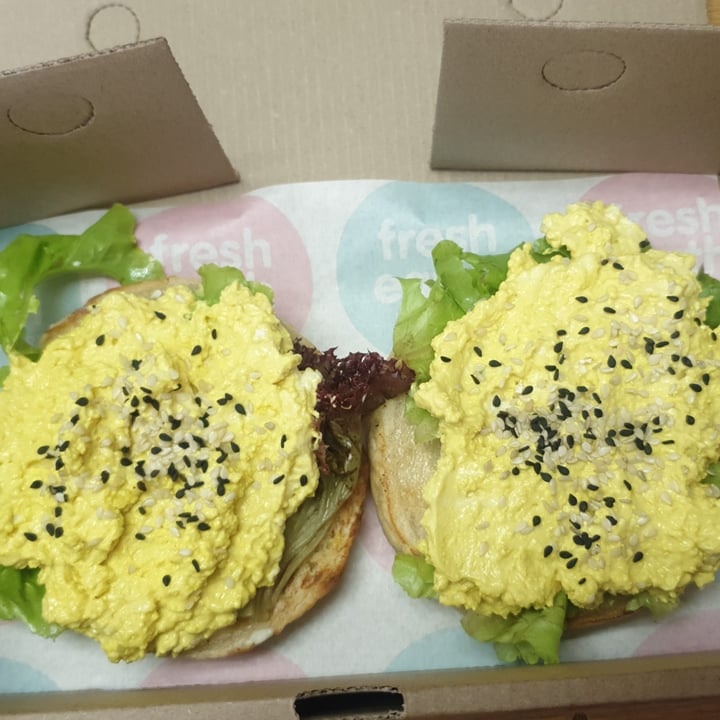 photo of Fresh Earth Food Store Tofu "Egg" Mayo Bagel shared by @elanareneekotze on  14 Jan 2022 - review