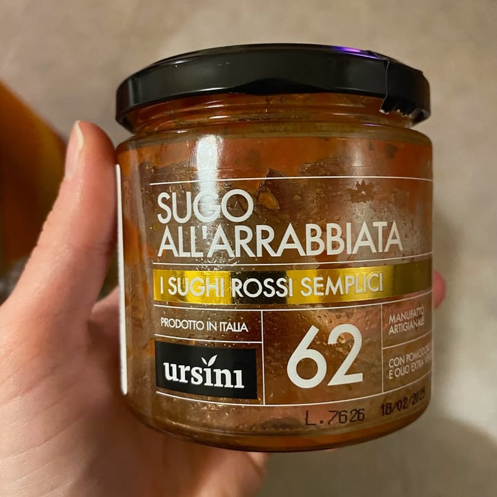 photo of Ursini Sugo All’arrabbiata shared by @pedro78 on  18 Apr 2022 - review