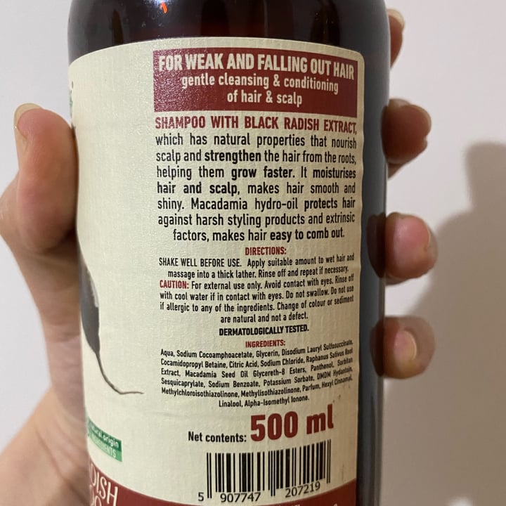 review photo of Eco u Black radish shampoo shared by @marilugon on 03 May 2022 - review