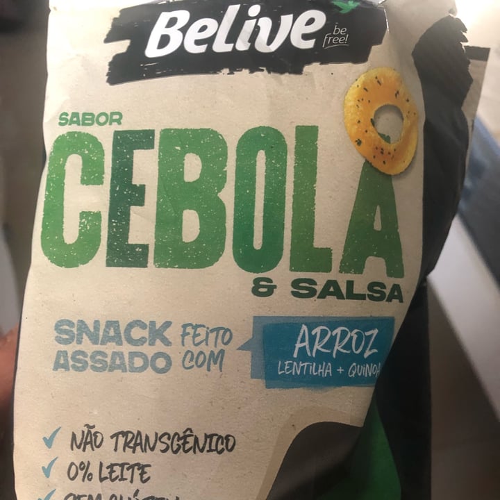 photo of Belive Salgadinho Belive Cebola e Salsa shared by @grazianesilva on  04 Sep 2022 - review