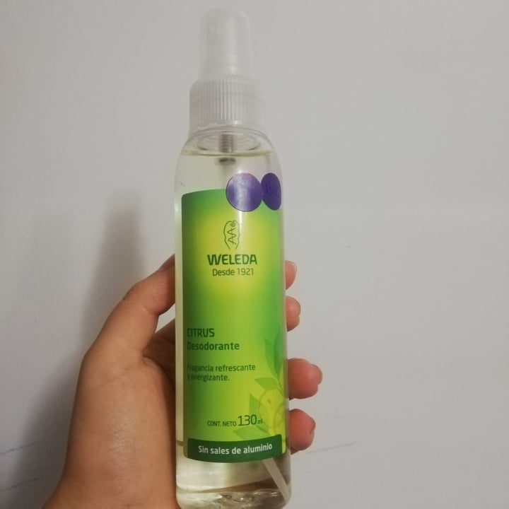 photo of Weleda Citrus Deodorant shared by @isabelalejaa on  09 Jan 2021 - review