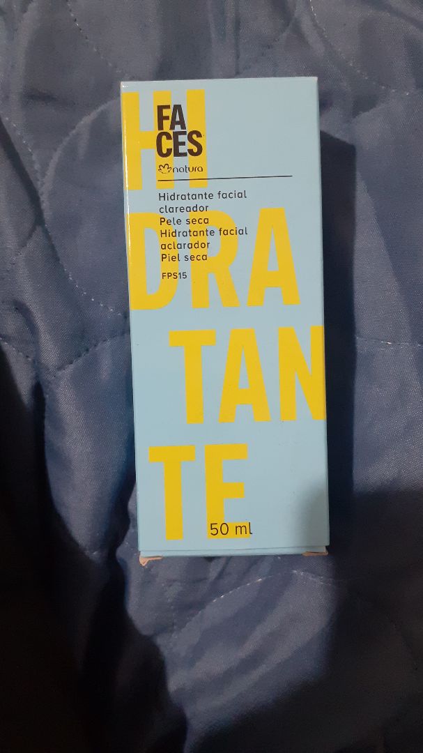 photo of Natura Hidratante facial Aclarador shared by @0hmyveg on  19 Mar 2021 - review