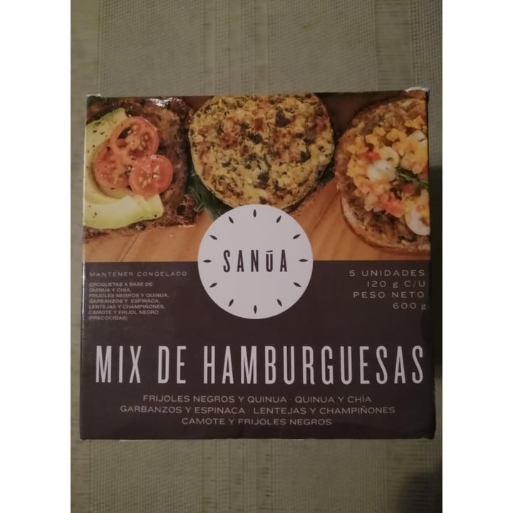 photo of Sanúa Mix de Hamburguesas shared by @irenic on  14 Oct 2020 - review