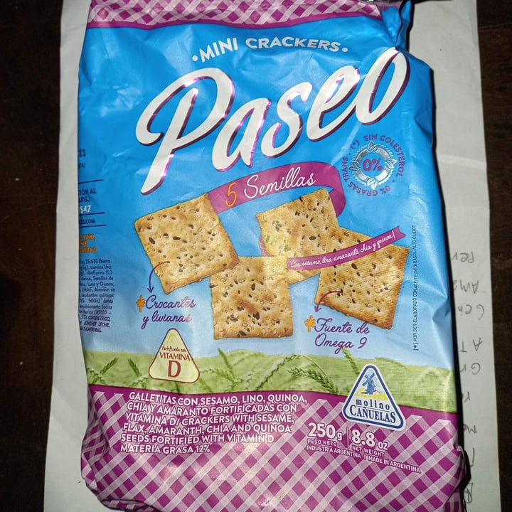 photo of Paseo Mini Crackers 5 Semillas shared by @duuq on  23 Nov 2022 - review