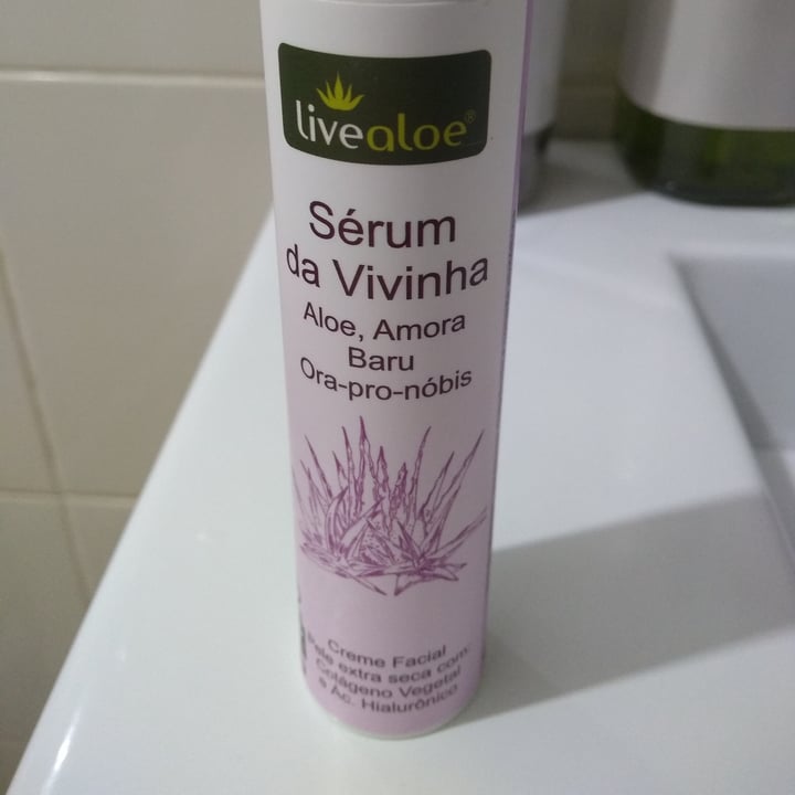 review photo of Livealoe Sérum da Vivinha - Hidratante Facial - Pele Extra Seca - Aloe, Amora, Baru, Ora-Pro-Nobis shared by @kariseroberta on 28 Apr 2022 - review