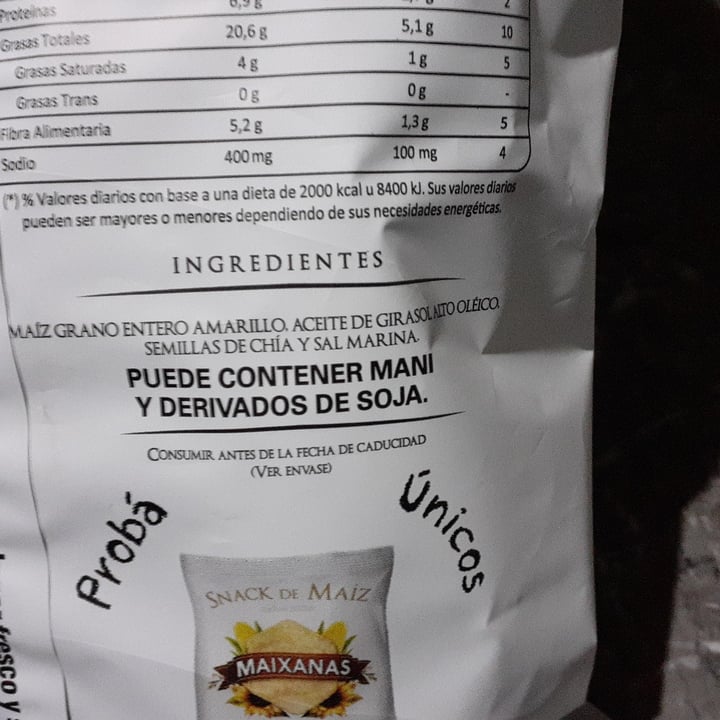 review photo of Maixanas Snack de maiz y chia shared by @nomadatrecw on 02 Dec 2021 - review