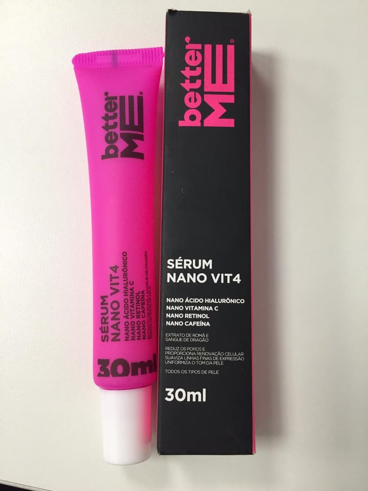 photo of better me Sérum Nano Vit4 shared by @revitojana on  01 Sep 2022 - review