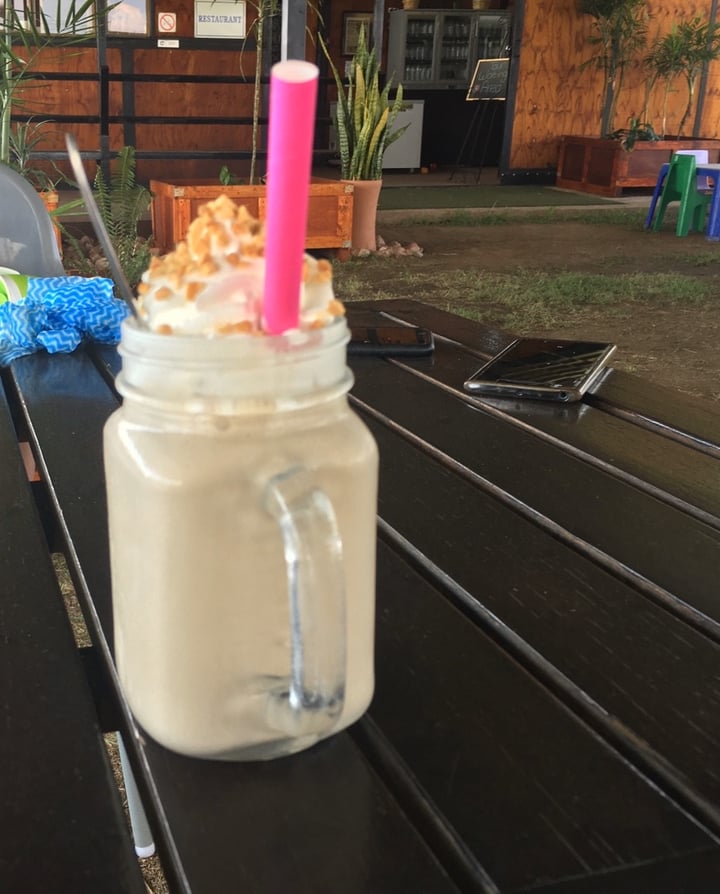review photo of Asher's Corner Cafe @ Ashers Farm Sanctuary Peanut Butter Milkshake shared by @daniellahirsch on 21 Jan 2020 - review