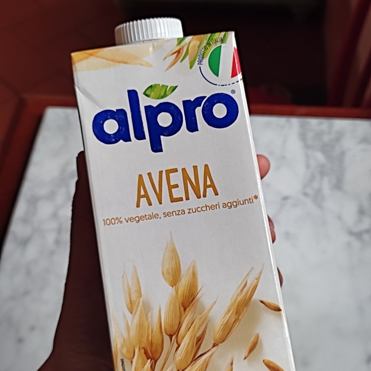 latte di avena con caffè