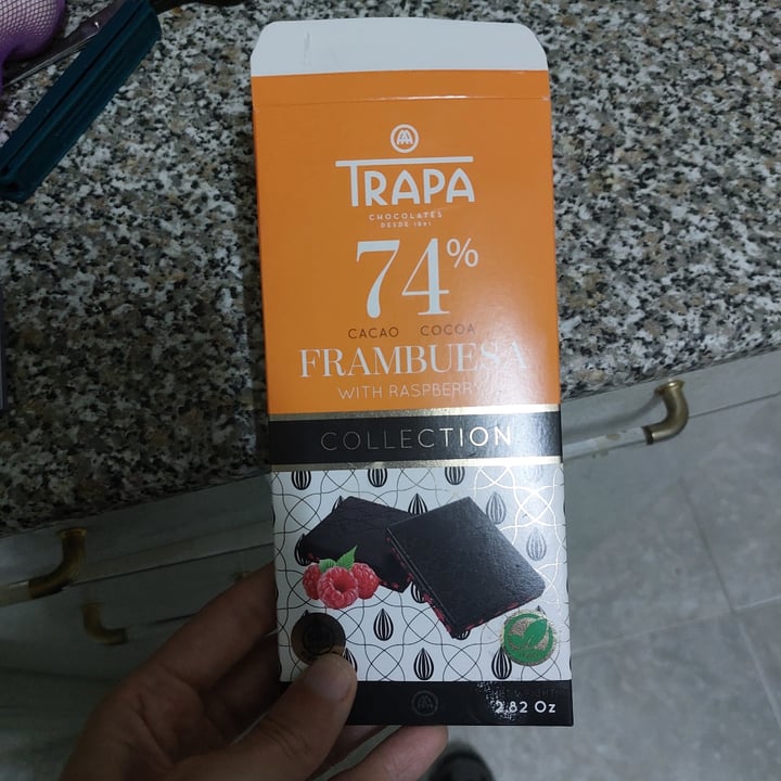 photo of Trapa Chocolate negro con Frambuesa shared by @nuria1987 on  25 Apr 2022 - review