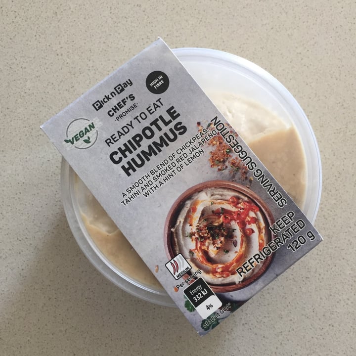 photo of Pick n Pay Chipotle Hummus shared by @samantha2smith on  27 Feb 2022 - review