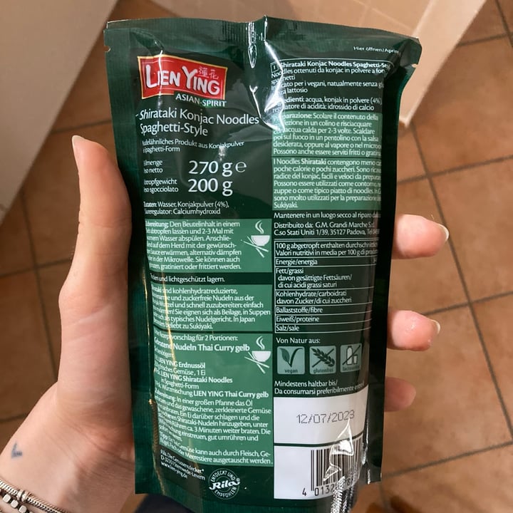 review photo of Lien Ying Shirataki Konjac Noodles shared by @gioppedrielli on 31 Mar 2022 - review