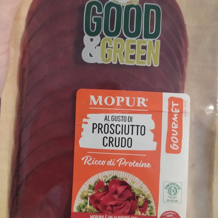 photo of Good & Green Affettato di mopur al gusto di prosciutto crudo shared by @erica2290 on  15 Jul 2022 - review