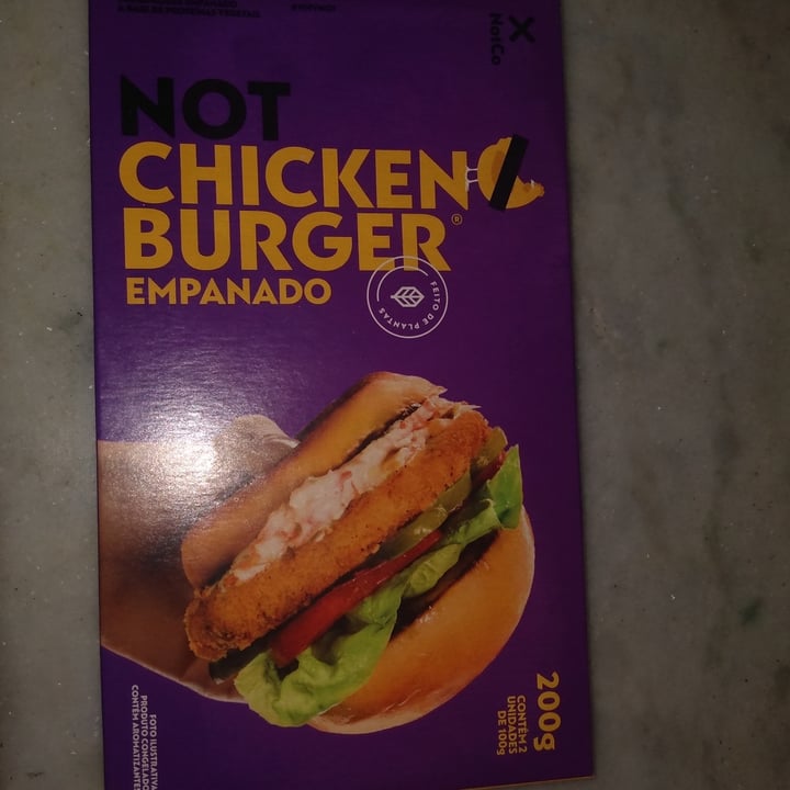 photo of NotCo Not Chicken Burger Empanado shared by @domid on  02 May 2022 - review
